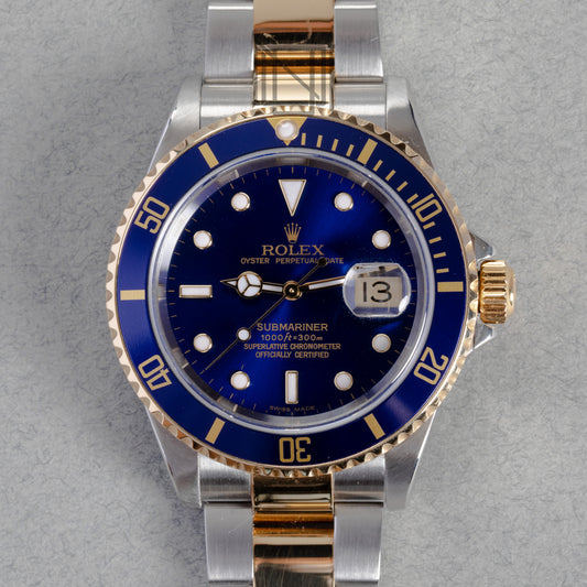 Rolex Submarino - Aço e Ouro